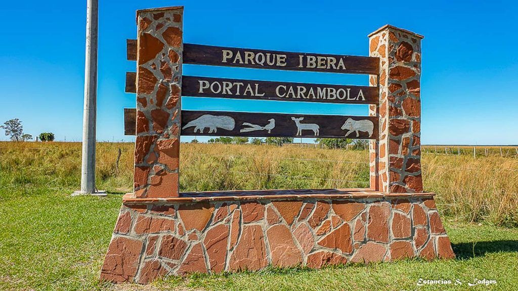 Portal Carambola del Parque Iberá en Corrientes