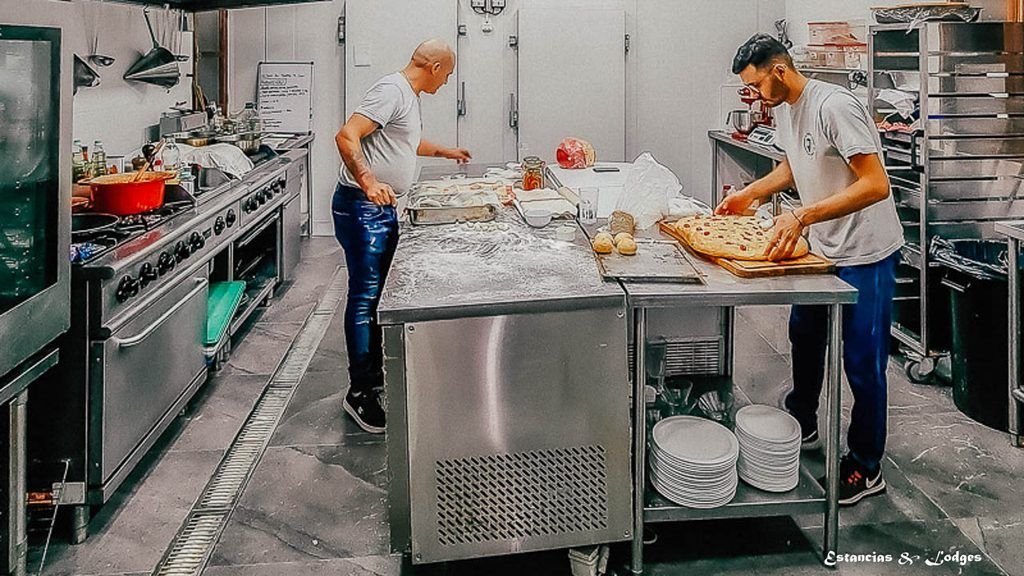 Cocina de El Tránsito Hotel Boutique en Iberá